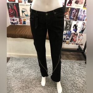 Rick Owen’s DRKSHDW size 28 low rise black jeans